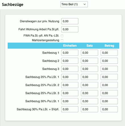 Online Lohn-Software ilohngehalt - Lohnberechnung Sachbezüge